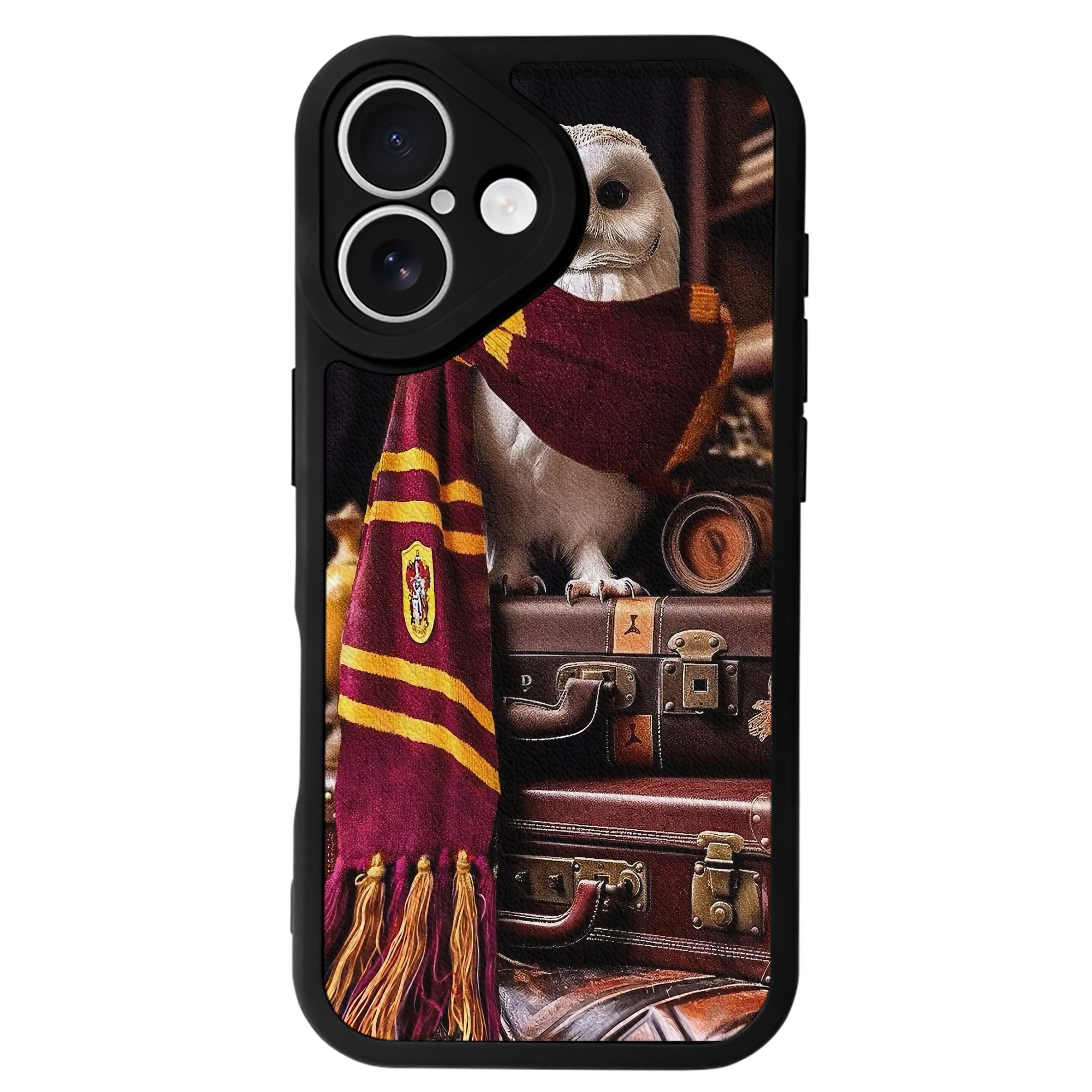 （画像用） Harry Potter ハリー・ポッターシリーズ 【iPhone 16シリーズ対応】シリコンスマホケース（レザー調） 材質：シリコン